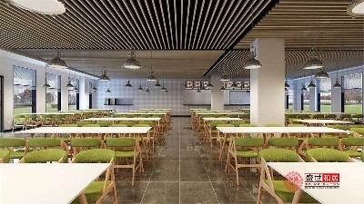 合肥廠(chǎng)房企業(yè)食堂裝修效果圖